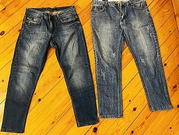 jeans salvar: Kişi cins şalvarları – 2 ədədi 15 m razmer 31-32-34 uygundu yaxsi — 3