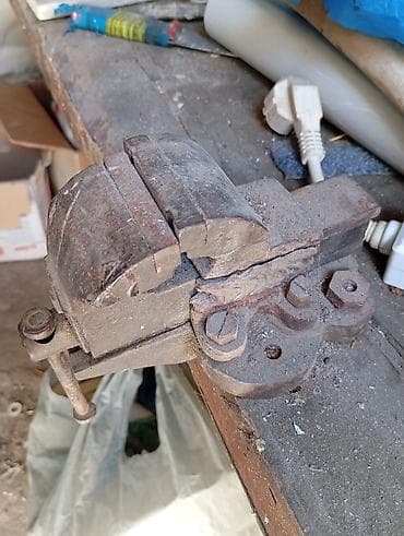 ikinci el mengene: Dəzgah üçün metal mengene - Tip: Skamyaya bərkidilən mexaniki mengene — 1