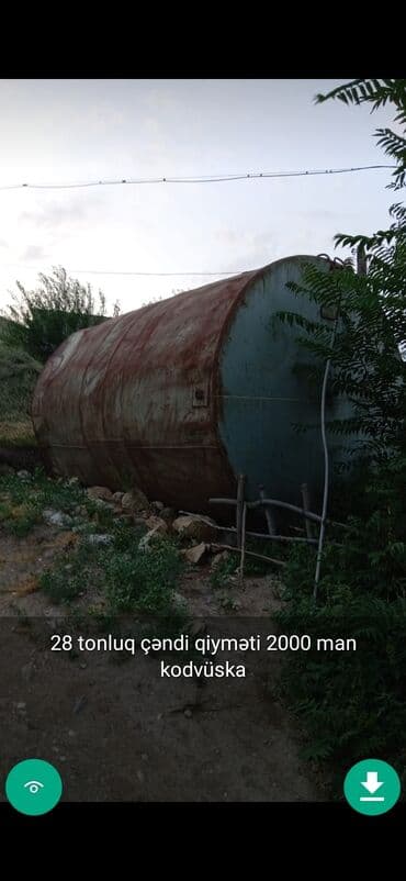 çənlər: Bak, Plastik, 1000 l l, İşlənmiş, Ünvandan götürmə — 5