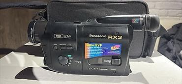 Video oyunlar və konsollar: Panasonic SLIM Palmcorder video kamera dəsti Xüsusiyyətlər: - Kompakt — 6