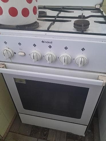 induksion plitə: Qaz sobası Ayrıca dayanan, 4 gözlü, İşlənmiş — 2