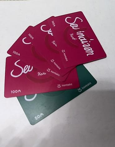 Kontakt “Sevindiren Kart” hədiyyə kartları 4x100 1x50 toplam 450 manat