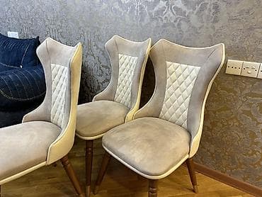 komputer stullari: Mebel dəsti – klassik yemək masası və 6 stul Masanın qiyməti: 200 AZN — 7