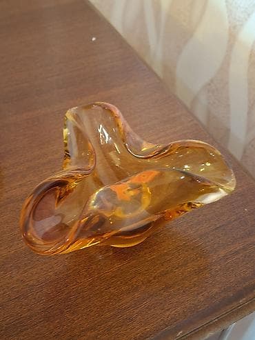 Murano üslubunda dekorativ büllur/şüşə qablar dəsti - Material — 5