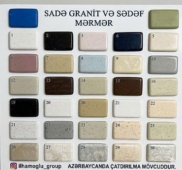 stylus pen: Mərmər və qranit səthlər – geniş rəng və naxış seçimi • Materiallar — 1