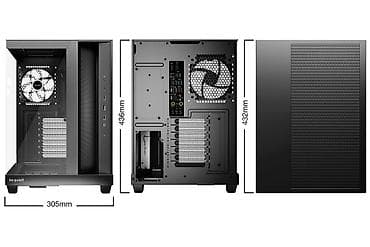 radiator panel: 🔥 Be quiet! Light Base 500 LX Black (BGW85) korpusu tam panoramik — 5