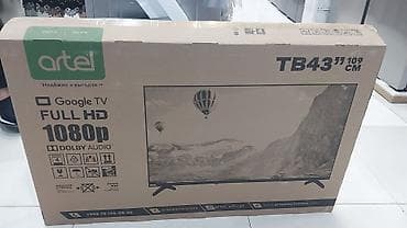 plazma tv: Yeni Televizor Artel LED ekran 43" FHD (1920x1080), Pulsuz çatdırılma, Rayonlara çatdırılma — 1