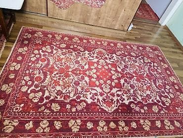 qedimi pullarin alinmasi: Qırmızı-bənövşəyi tonlarda klassik naxışlı xalça - Dizayn: Mərkəzdə — 6