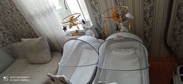 nəzərdən qorunmaq: Oğlan və qız üçün, İşlənmiş, Dördbucaq, Beşik, Dəst ilə, Matrassız, Yellənmə mexanizmsiz — 1