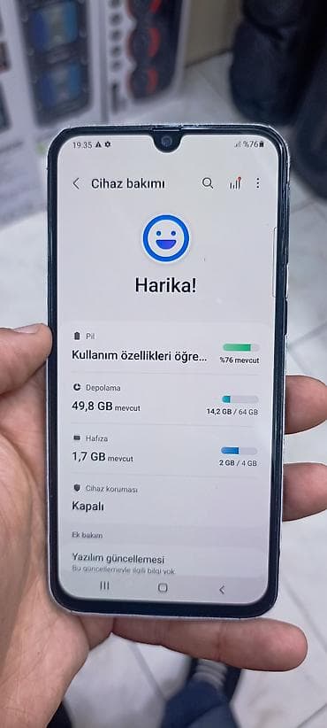 mini wifi router: Samsung Galaxy A40, 64 GB, rəng - Qara, Barmaq izi — 3