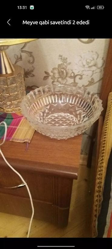 konfet qabı: Meyve qablari rozvi 10:manat obirsi 15 manat qediminjndi elaqe nomre — 2