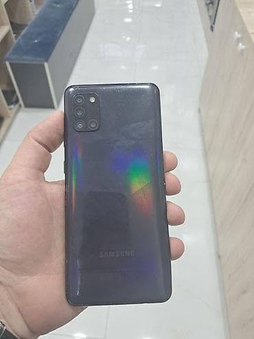 Техника и электроника: Samsung Galaxy A31, цвет - Черный, Две SIM карты — 1