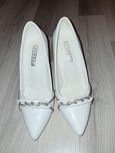 Tuflilər, Ölçü: 35, rəng - Ağ, Yeni — 1