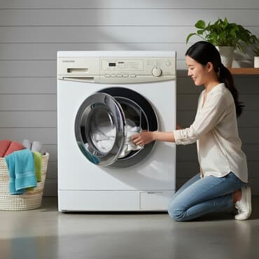 ikinci el pecler: Paltaryuyan maşın Samsung, 5 kq, İşlənmiş, Avtomat, Qurutma var, Kredit yoxdur, Ünvandan götürmə — 2