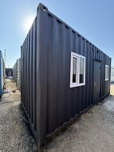 modul tipli ev: Metal konteyner ofis/yaşayış blokı - Ölçü: Standart dəniz konteyneri — 1