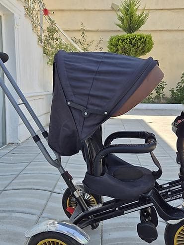velo skuter: Uşaq üçün 3 təkərli velosiped-araba - Rahat oturacaq: yumşaq — 7