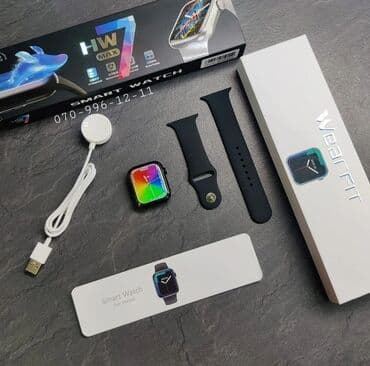 smart watch 6 qiymeti: Smart watch Max Smart saat 🎊 Yeni. Bağlı karobka 🎟 Apple Watch 7/45 — 2