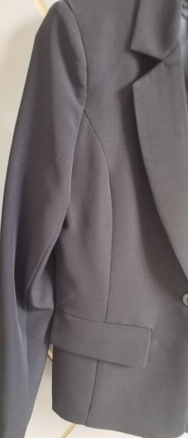 toxunma jaket modelleri: Qadın klassik bleizer – SHEIN - Rəng: qara - Ölçü: XS (EU 34, US 2) - — 2