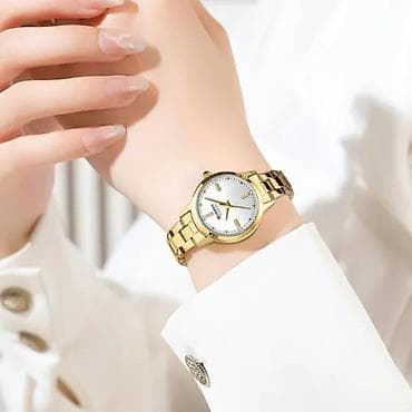 telfon saat: Yeni, Qol saatı, Curren, rəng - Qızılı — 3