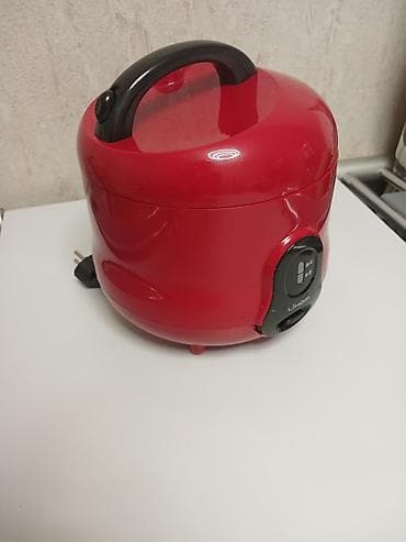Qırmızı rəngli elektrikli düyübişirən (rice cooker), Linon markalı