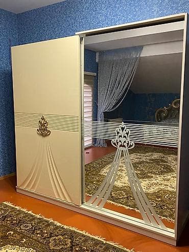 qapi dekoru: Klassik üslubda yataq otağı dəsti - Qoltuqlu başlıqla ikinəfərlik — 3