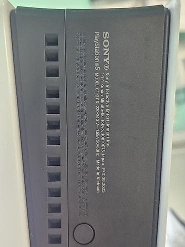 PS5 (Sony PlayStation 5): PlayStation 5 slim. usd usde 4 fefe isdifade olunub qutusuna kimi var — 6