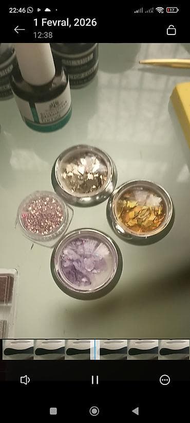 gəlin tacı: Dırnaq üçün gel lak, İşlənmiş — 7