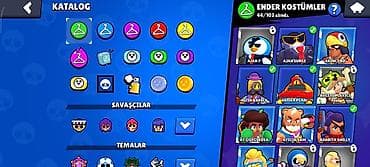 Видеоигры и приставки: Brawl stars hesabıdı 26k kupası var 43 ender kostüm,33süper ender — 2