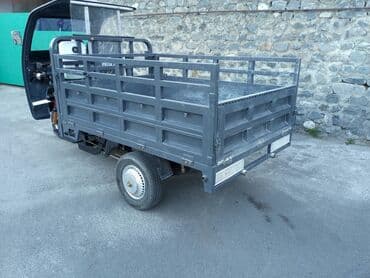 запчасти на прицепы: Yükdaşıma üçün üçtəkərli motoblok (tricikl) – kabinalı, arxa açıq — 2