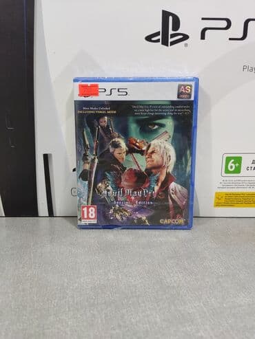 dvd disk oyun: Devil May Cry 5, Macəra, Yeni Disk, PS5 (Sony PlayStation 5), Ünvandan götürmə, Ödənişli çatdırılma, Pulsuz çatdırılma — 1