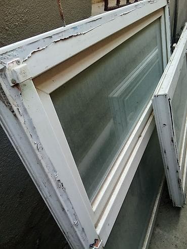 ağ qapı: PVC qapı-panjaralı sistem - Material: ağ rəngli PVC profil - — 5