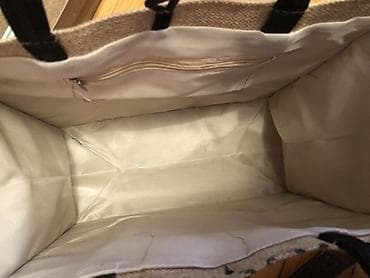 Monitorlar: Təbii toxuma materialından (kətan/jüt tipli) hazırlanmış geniş tutumlu — 2