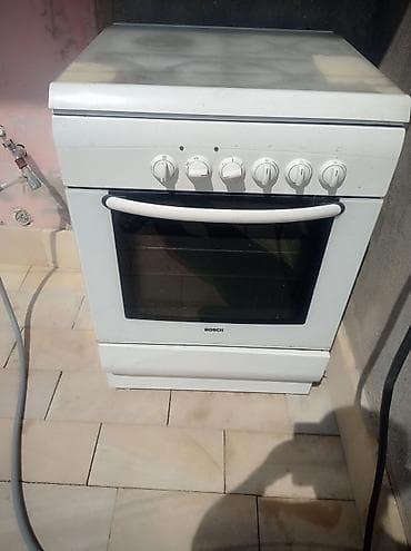 elektron soba: Bosch stasionar plitə və soba - Kombi tipli: 3 qaz ocağı + 1 — 1