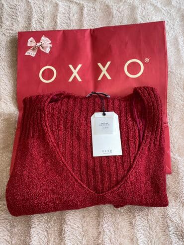 женские красные свитера: Sviter, M, rəng - Qırmızı — 5