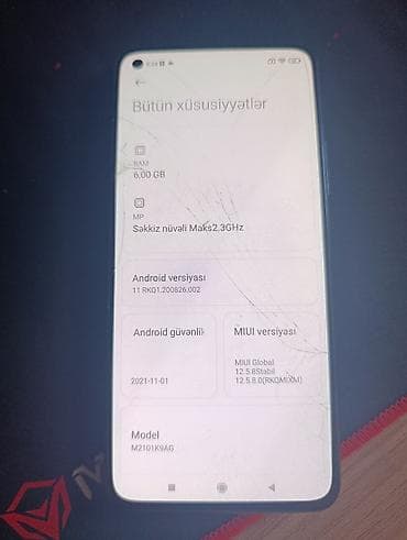 xiaomi 10s: Redmi Note 10S, 128 GB, rəng - Qara, İki sim kartlı, Barmaq izi — 1
