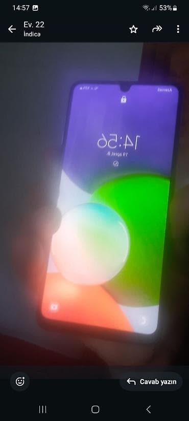 samsung g850: Samsung Galaxy A22, 64 GB, rəng - Ağ, Barmaq izi — 5