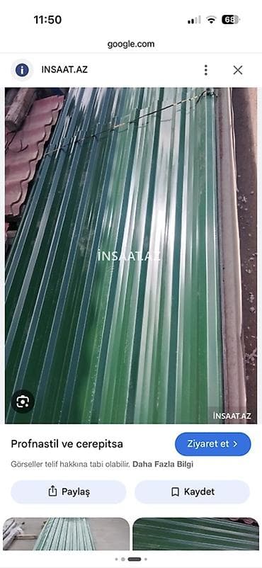 ucuz taxtlar: Teze profnastil satilir,5 metrlik 30 eded,1 metresi 4.20 1 ededi 21 — 1