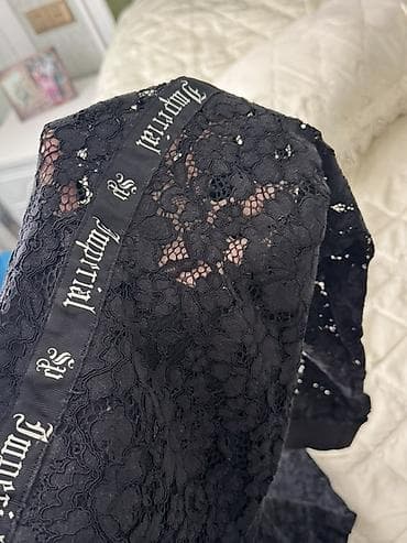 qara köynək: Qara krujeva dəst – hoodie və şort-etek (skort) - Dəst tərkibi — 3