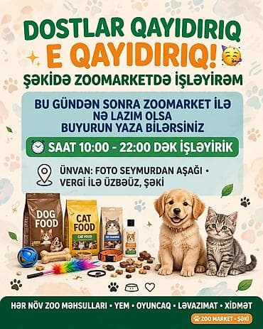 Heyvanlar: ZOOMARKET – Ev heyvanlarının baxımı, qrominq və baytarlıq xidmətləri — 6