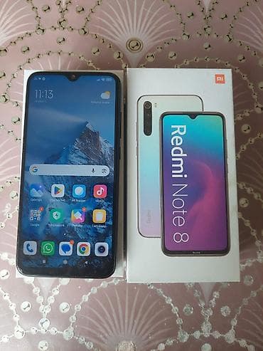 irşad electronics xiaomi redmi note 8: Xiaomi Redmi Note 8 – qutu ilə - Ekran: 6.3" Full HD+ IPS — 1