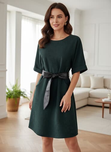 midi məxmər ətəklər: Gündəlik don, Midi — 1