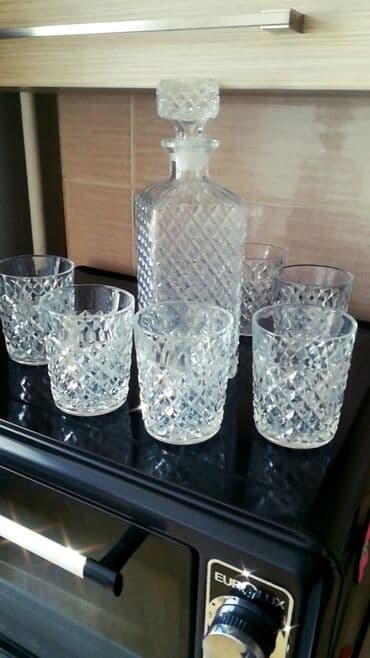 gurcu xengeli satisi: Rəng - Ağ, Xrustal, 7, 1 l, SSRİ — 4