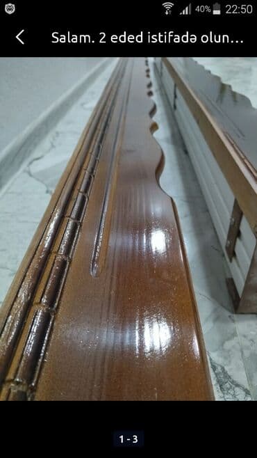Əla vüziyetde.2 eded 1.50 mütre.2 eded 1.25.hamisi birlikde 20man