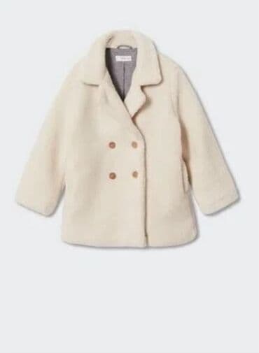 детские натуральные шубы: Пальто, Для девочек, 8 - 9 лет, Mango — 1