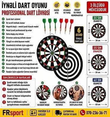 nərd taxta satışı: 💥 dart, dart oyunu 30 sm-11azn,35 sm-14azn,40sm-17azn ✅ 7/24 əlaqə — 1