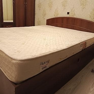 matras alti: İşlənmiş, İkinəfərlik çarpayı, Bazalı, Matras ilə, Siyirməsiz, Azərbaycan — 3