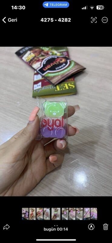 uşaq makyaj seti: Hədiyyə qutusu – qızlar üçün şirin aksesuar dəsti Metrolara çatdırılma — 7