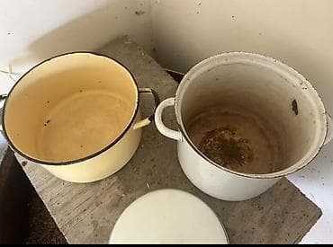 odun sobası: Qazan, rəng - Ağ — 1