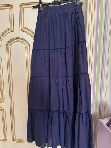 Uzun ətək – tünd göy rəngdə 1 defe geyinilib - Stil: Boho/kat-qatlı lalafo.az -da Uzun ətək – tünd göy rəngdə 1 defe geyinilib - Stil: Boho/kat-qatlı