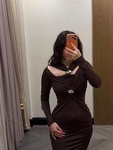 Личные вещи: Qadın geyimləri – dəst və paltarlar 1) Bordo kofta + ətək dəsti - — 4